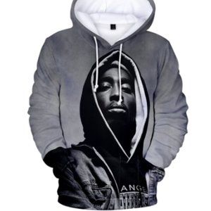 Tupac Hoodies/Sweatshirt Mens/Women